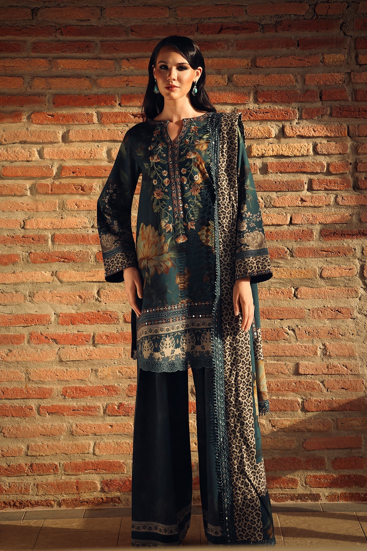 Charizma | 3-PC Unstitched Embroidered Linen | CCW7-09