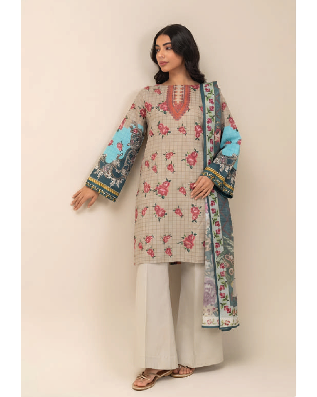 BEECHTREE | UNSTITCHED 3-PIECE | PRINTED LAWN SUIT