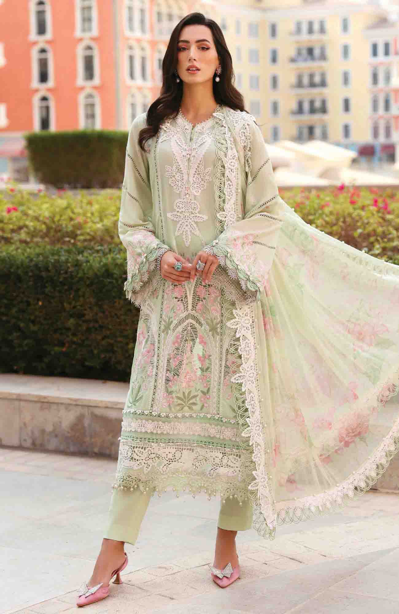 MARIA B | UNSTITCHED 3-PIECE | LUXURY LAWN SUIT