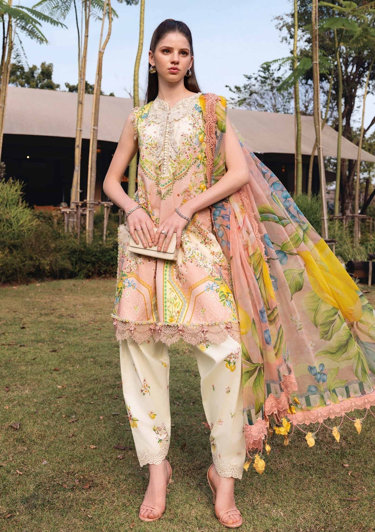 ELAHEH MARIA B | UNSTITCHED 3-PIECE | LAWN SUIT 05