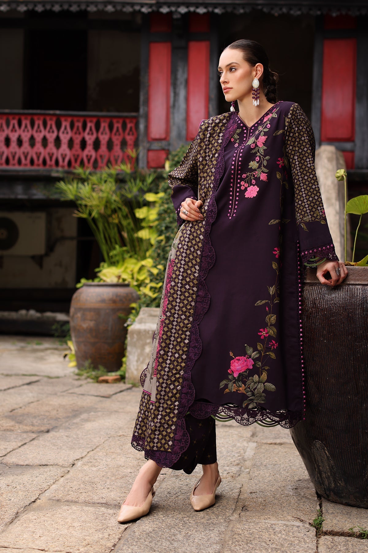 Charizma | 3-PC Unstitched Embroidered Linen | CCW7-05