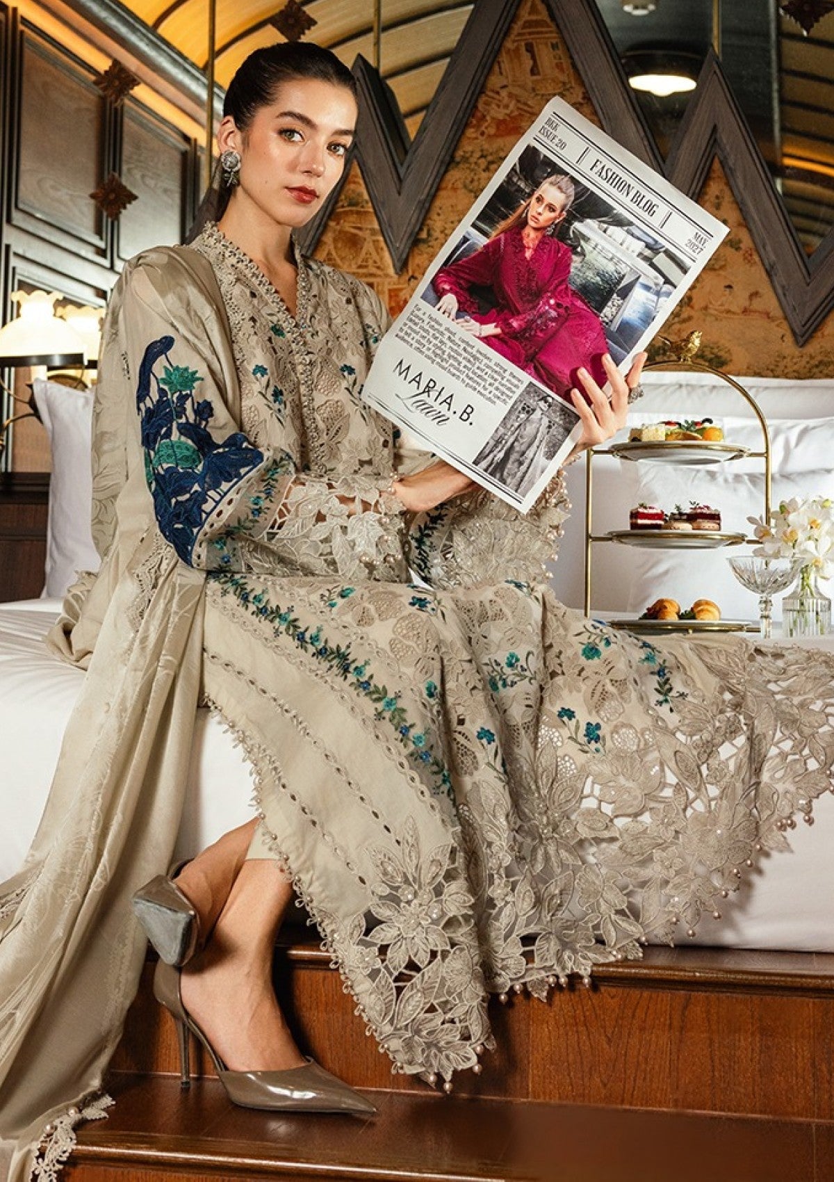COMING SOON | ADVANCE BOOKING OPEN | MARIA.B 3-PIECE UNSTITCHED EMBROIDERED LAWN SUIT