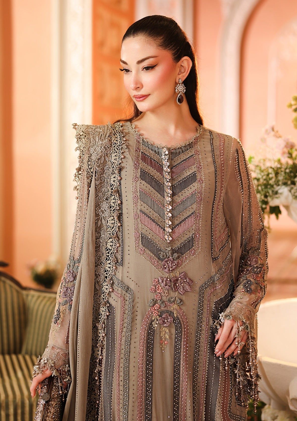 Maria B - Royale Tea Affair - Chiffons 26 - D#01  (2PCS)