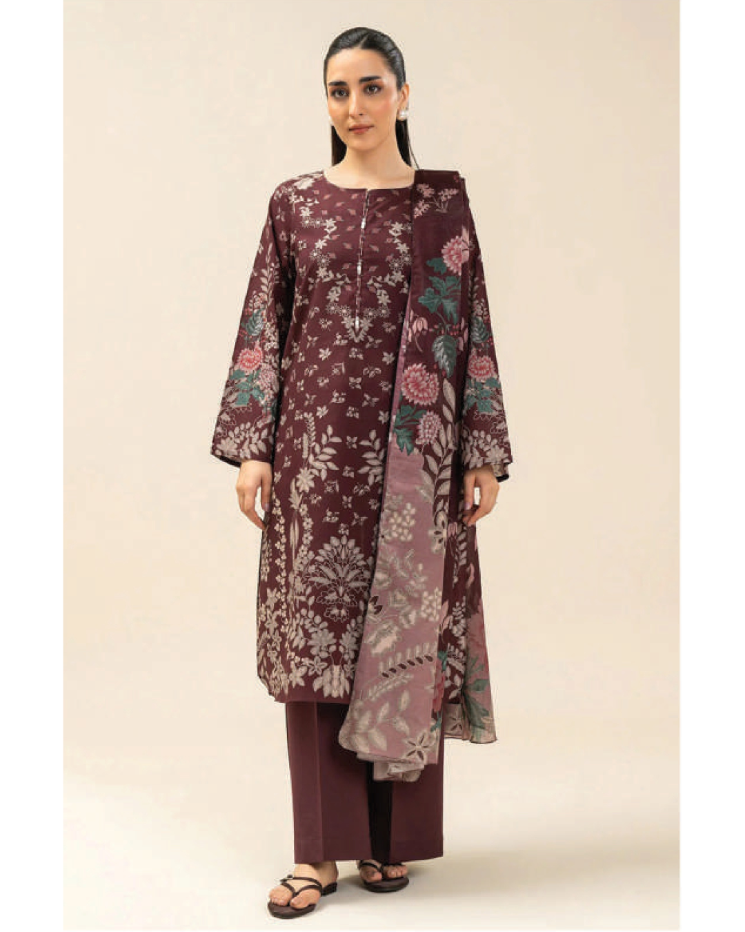 BEECHTREE | UNSTITCHED 3-PIECE | PRINTED LAWN SUIT