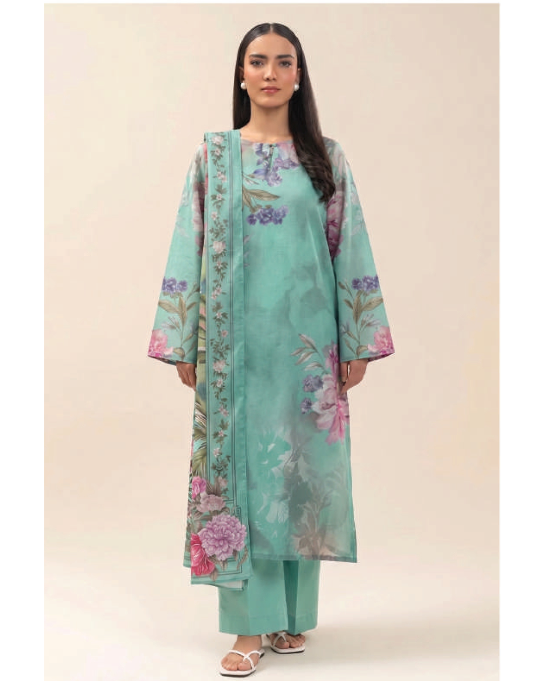 BEECHTREE | UNSTITCHED 3-PIECE | PRINTED LAWN SUIT