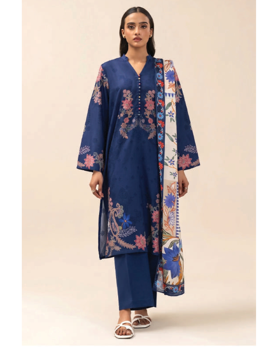 BEECHTREE | UNSTITCHED 3-PIECE | PRINTED LAWN SUIT