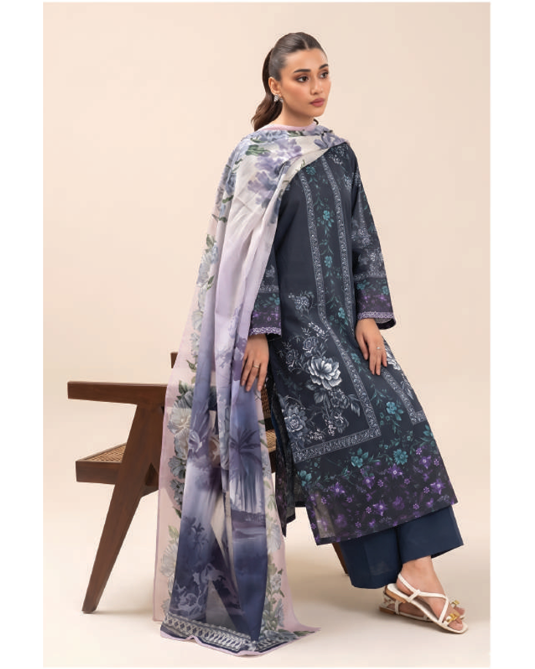 BEECHTREE | UNSTITCHED 3-PIECE | PRINTED LAWN SUIT