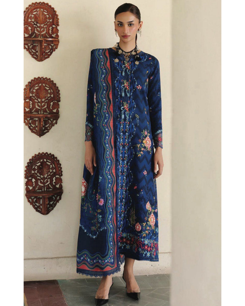 Agha Noor | Digital Printed Premier Lawn Summer 2026 | Design 05 | Unstitched 3-Piece Suit