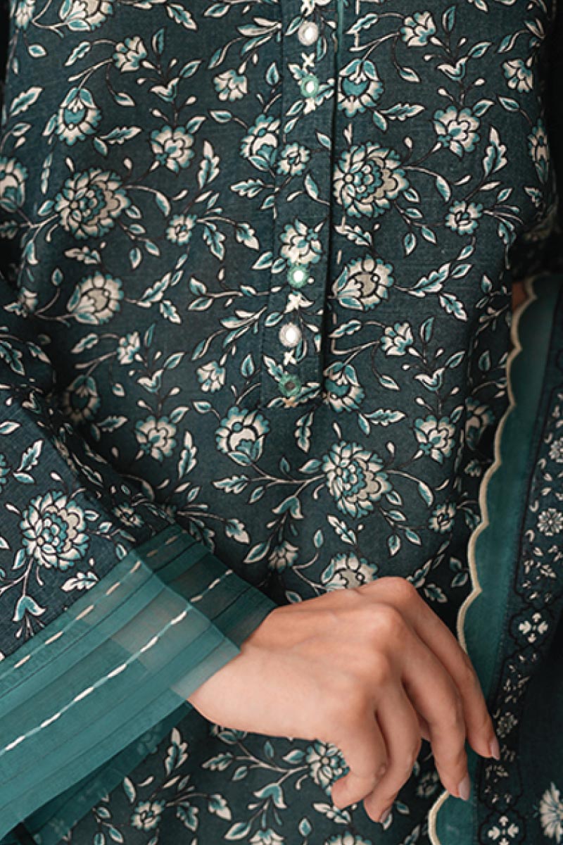 Agha Noor 3 Piece - Digital Printed Khaddar Suit JDOAN01