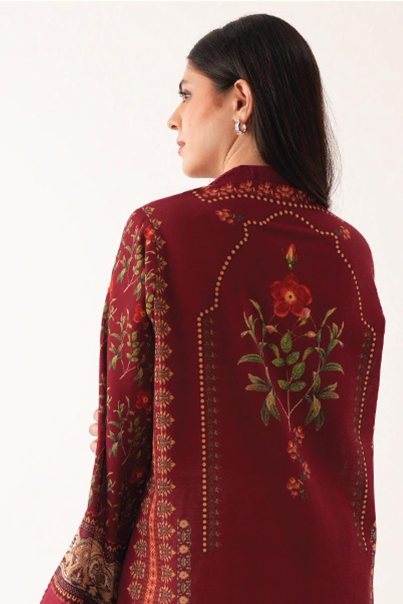 Agha Noor 3 Piece - Digital Printed Khaddar Suit JDOAN03