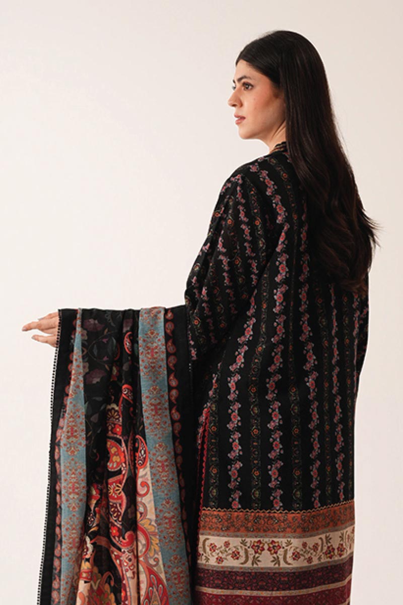 Agha Noor 3 Piece - Digital Printed Khaddar Suit JDOAN04