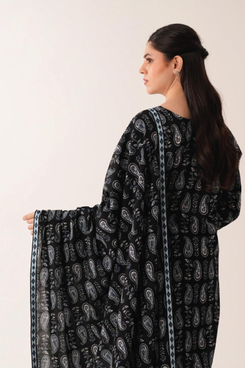 Agha Noor 3 Piece - Digital Printed Khaddar Suit JDOAN05