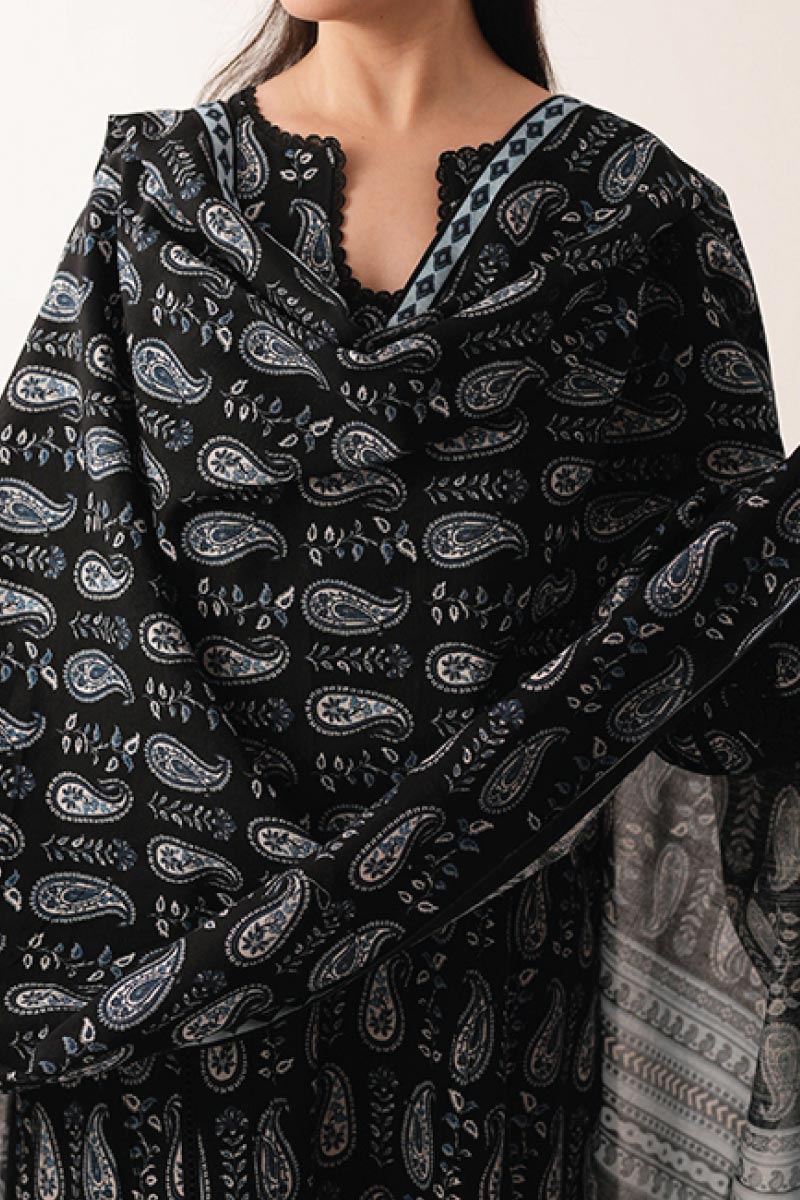 Agha Noor 3 Piece - Digital Printed Khaddar Suit JDOAN05