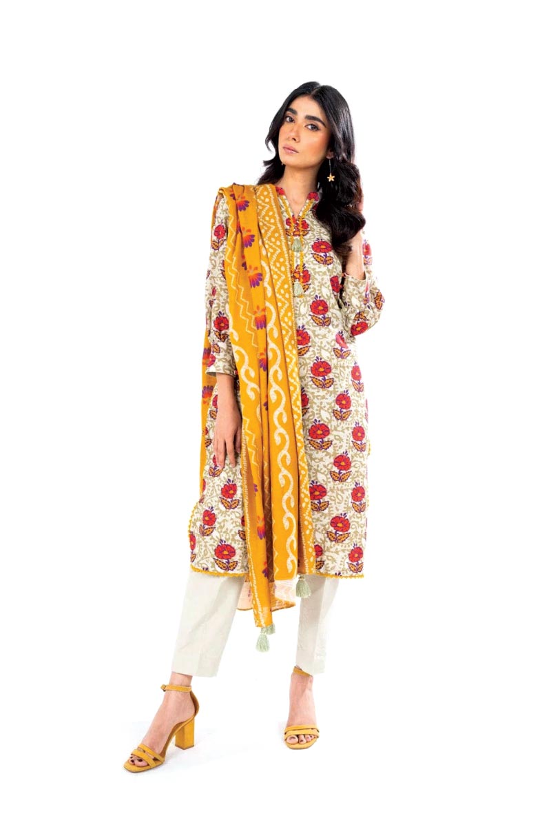 Alkaram Studio Winter Khaddar 3-Piece Unstitched Suit JDOAKS04