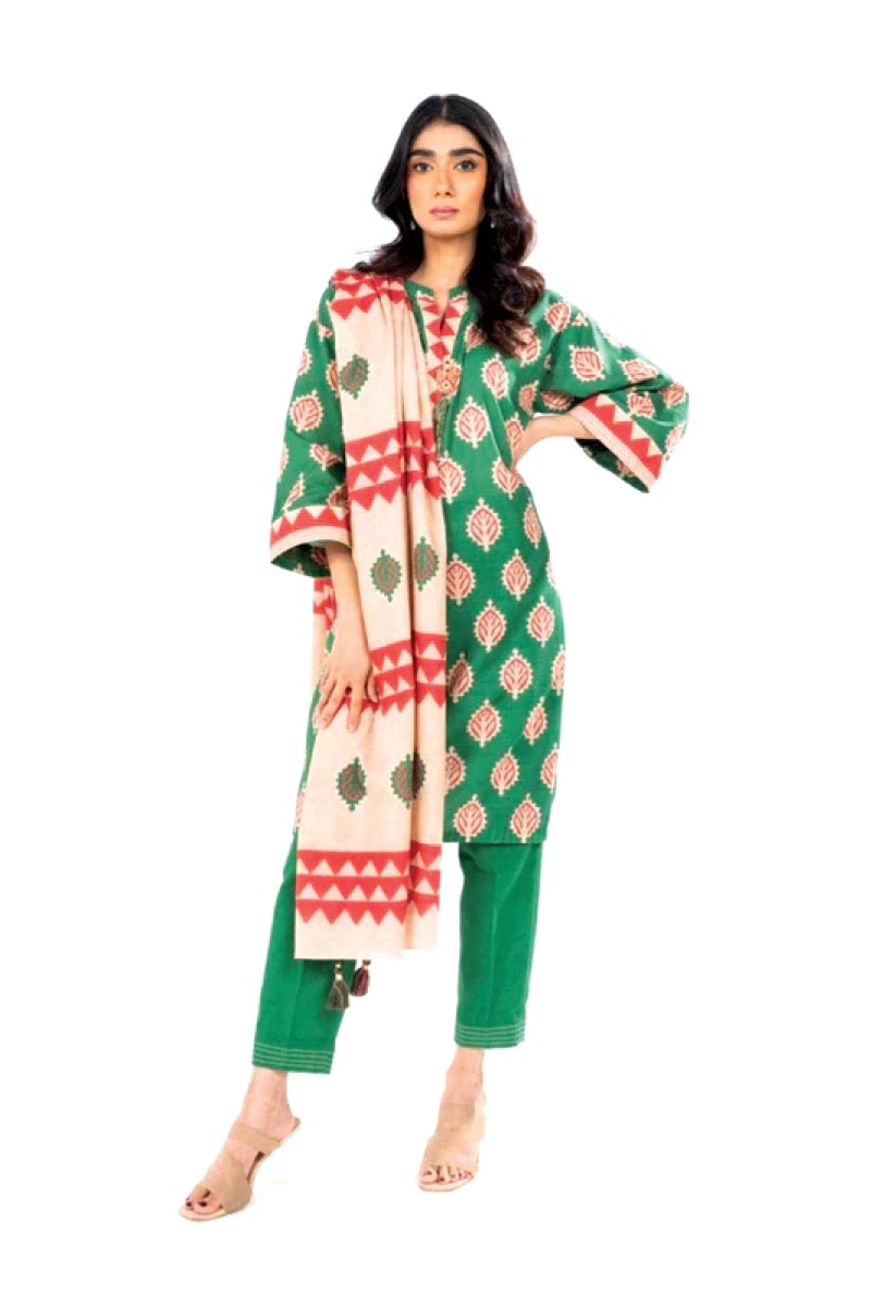 Alkaram Studio Winter Khaddar 3-Piece Unstitched Suit JDOAKS07