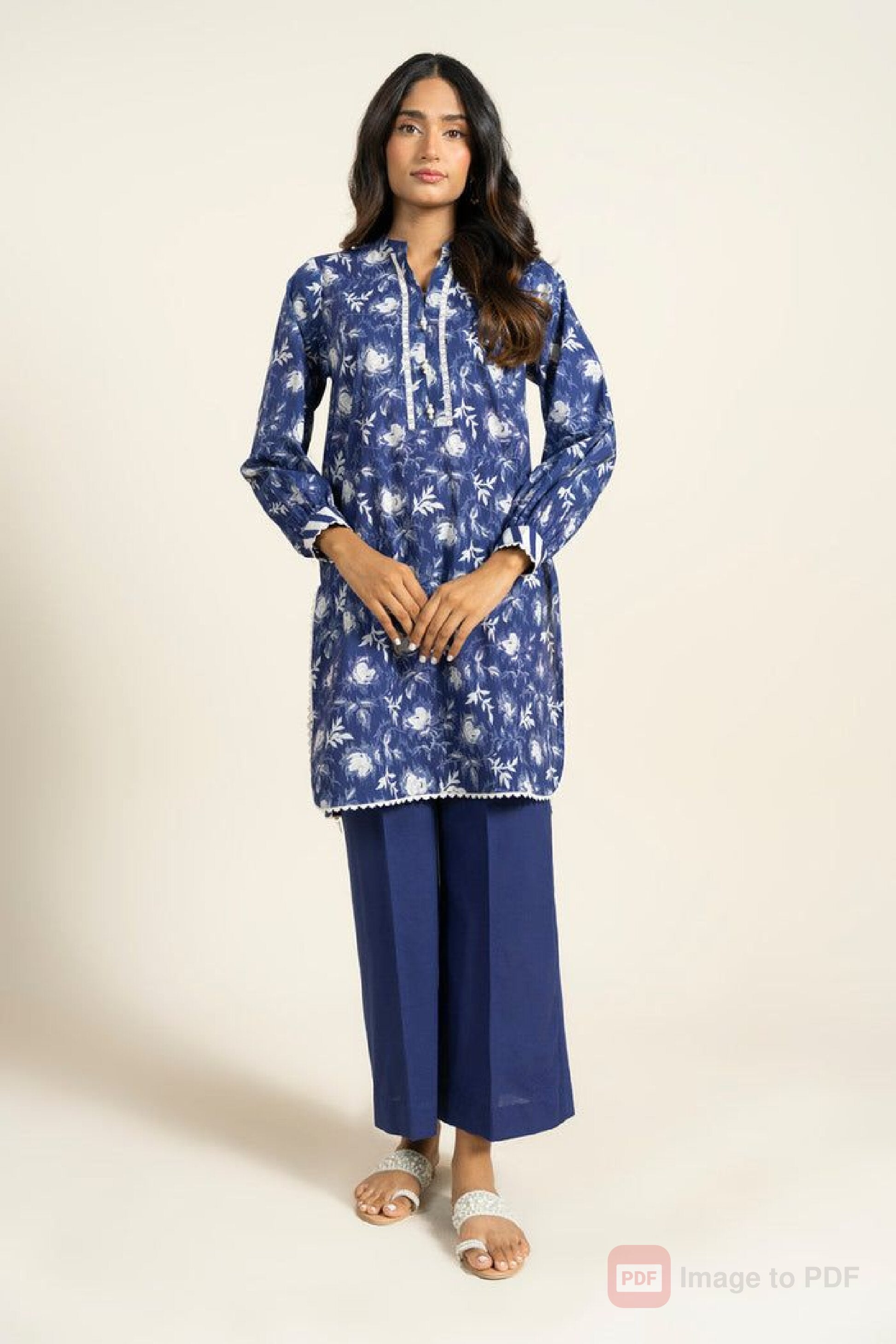 Alkaram | 1-Piece Unstitched | Printed Shirt Only