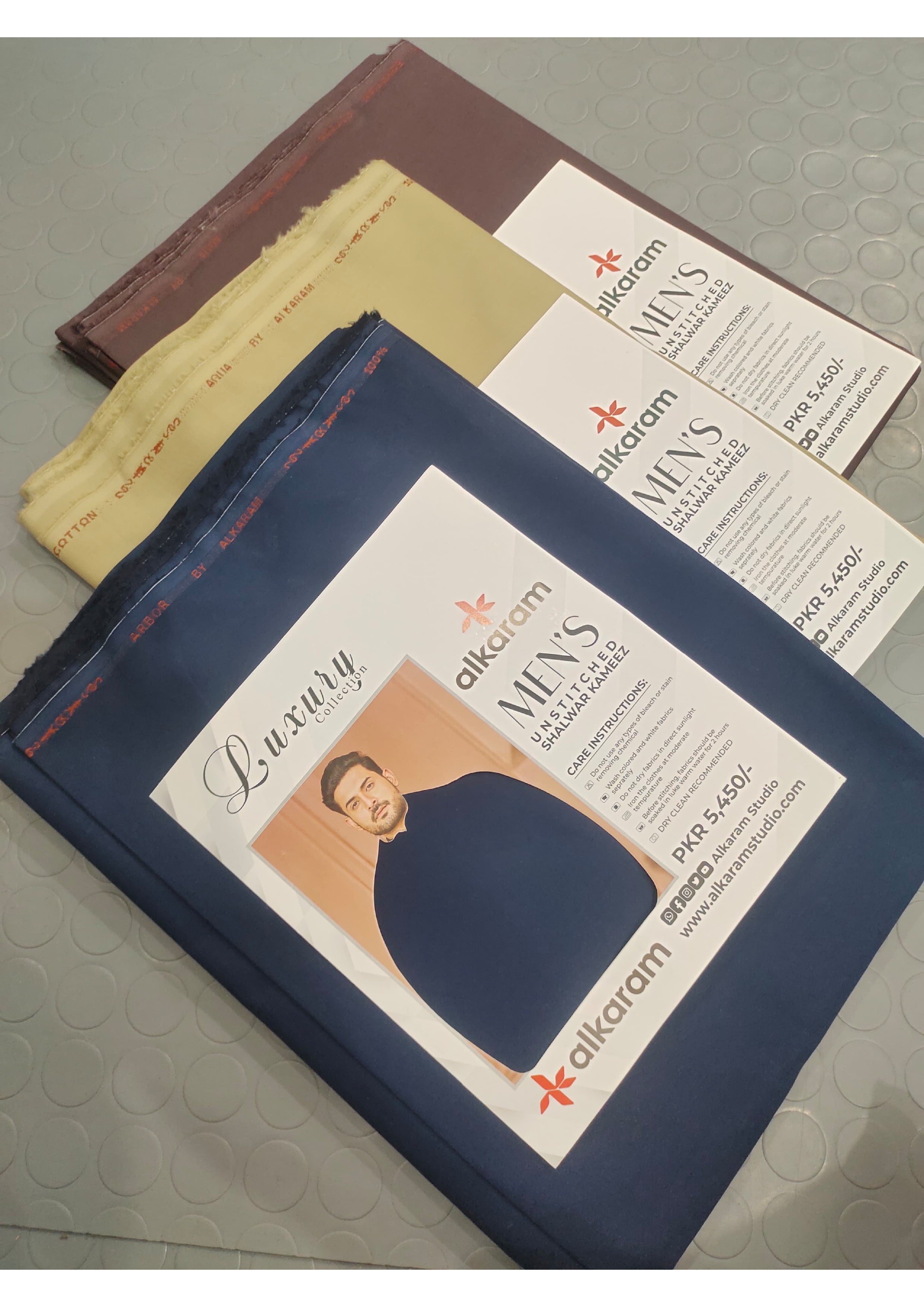 ALKARAM | MEN'S UNSTITCHED SHALWAR KAMEEZ | LUXURY COLLECTION