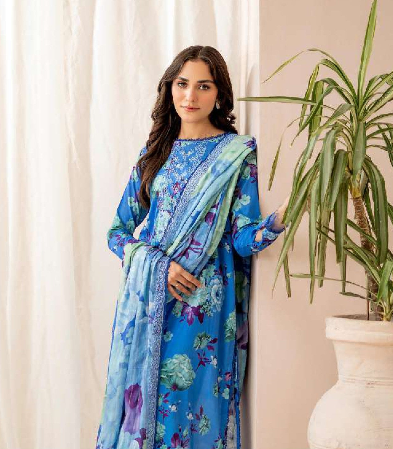 Gull Jee | Premium ZIVA | VOL-21 | Article 02 | Unstitched 3-Piece Digital Printed Lawn Suit