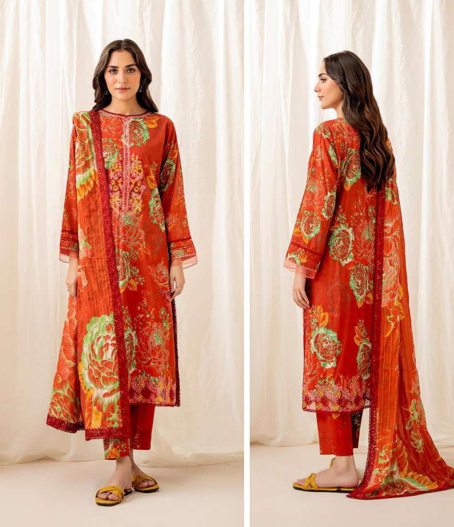 Gull Jee | Premium ZIVA | VOL-21 | Article 03 | Unstitched 3-Piece Digital Printed Lawn Suit