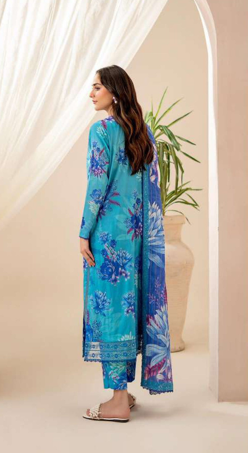 Gull Jee | Premium ZIVA | VOL-21 | Article 04 | Unstitched 3-Piece Digital Printed Lawn Suit