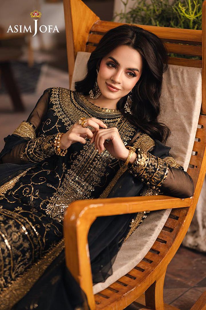 Asim Jofa 3-Piece Unstitched Embroidered Suit JDOAJ01