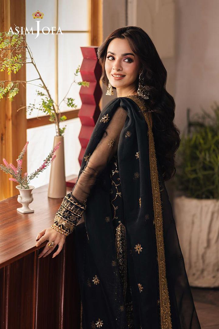 Asim Jofa 3-Piece Unstitched Embroidered Suit JDOAJ01