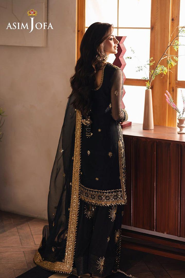 Asim Jofa 3-Piece Unstitched Embroidered Suit JDOAJ01