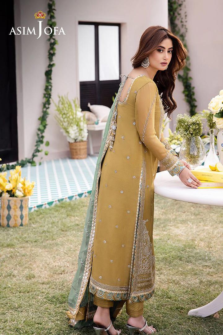 Asim Jofa 3-Piece Unstitched Embroidered Suit JDOAJ02