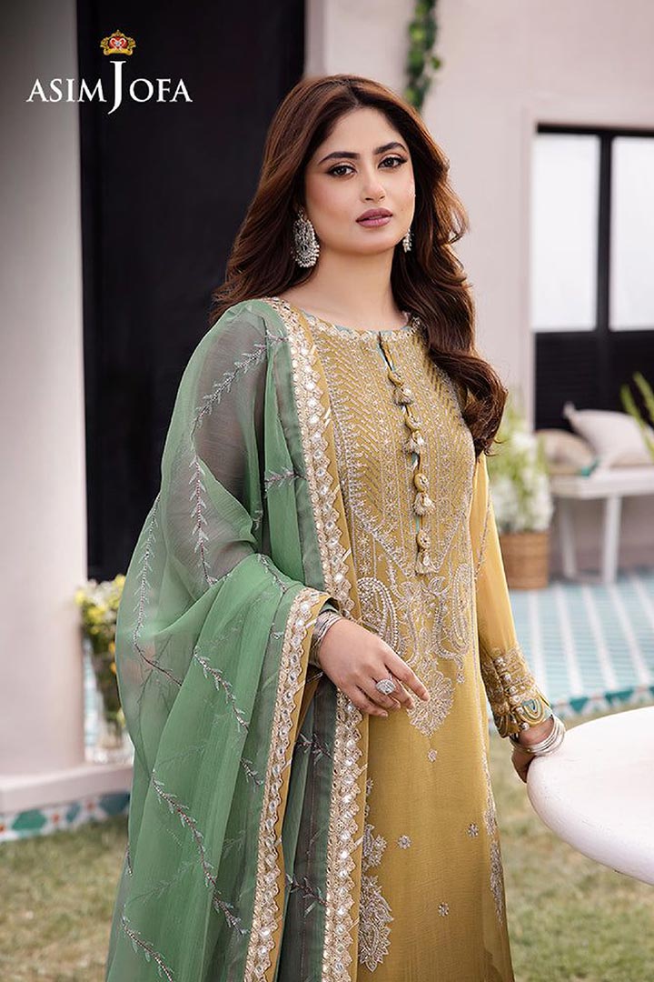 Asim Jofa 3-Piece Unstitched Embroidered Suit JDOAJ02