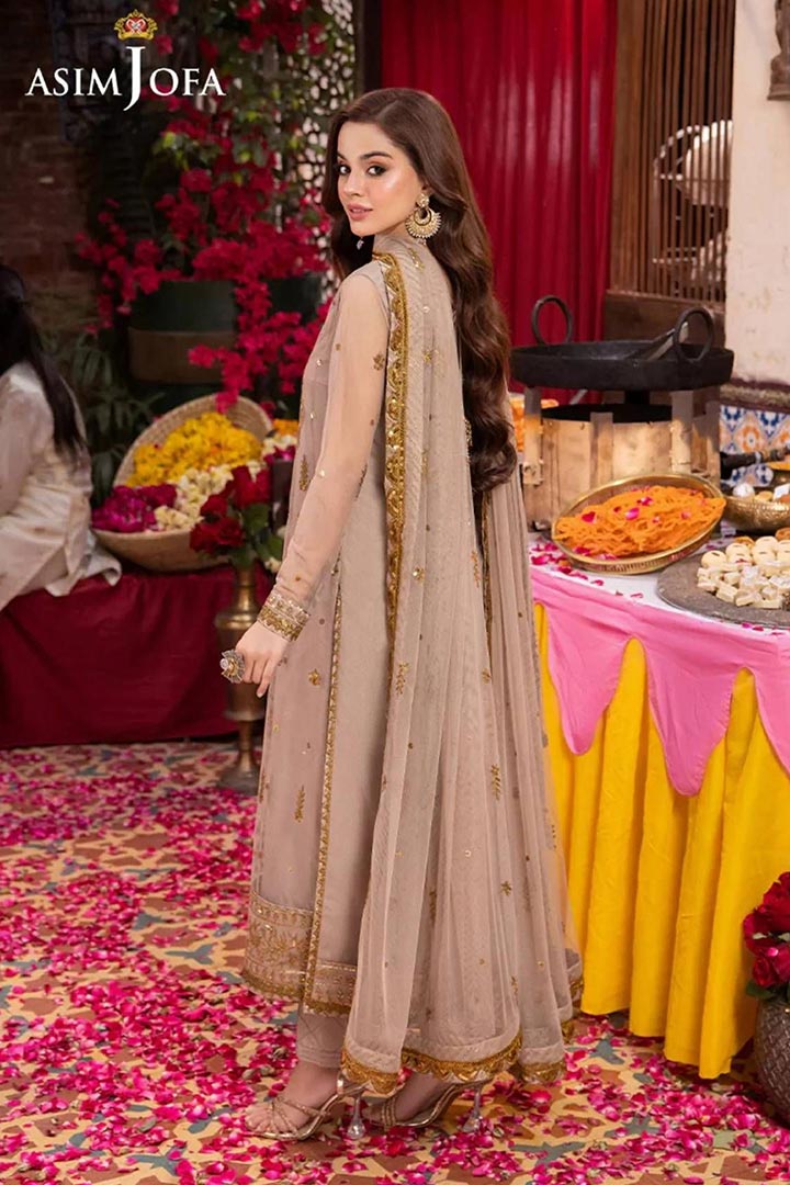 Asim Jofa 3-Piece Unstitched Embroidered Suit JDOAJ04