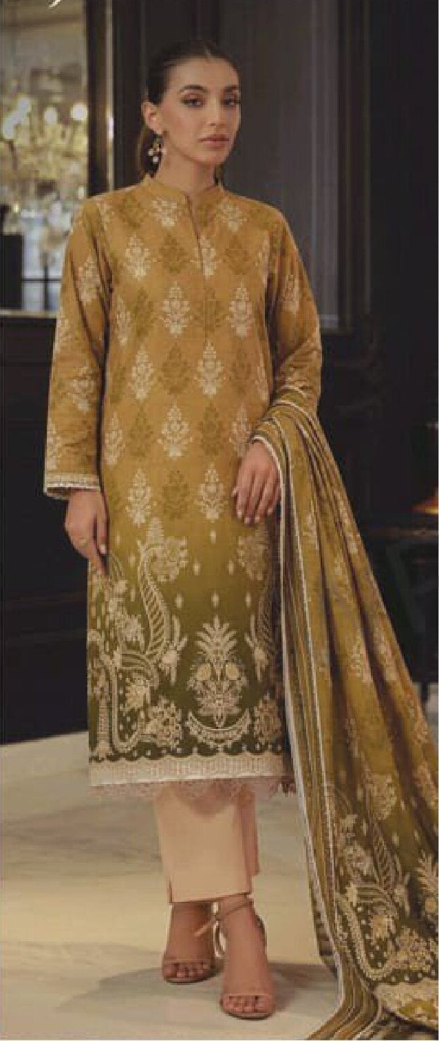 ASIM JOFA | UNSTITCHED 3-PIECE | PRINTED LAWN SUIT 69