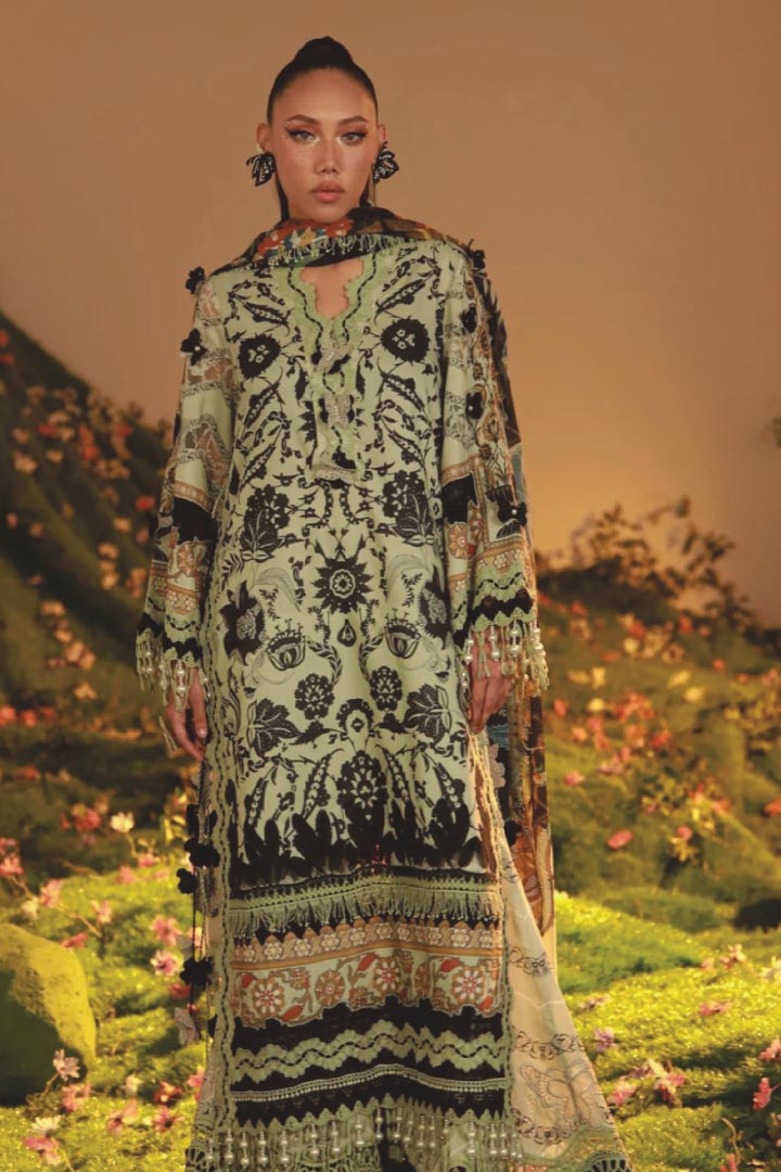 Bonanza Satrangi 3-Piece Unstitched Curve - WU3PPBS25LI7A3