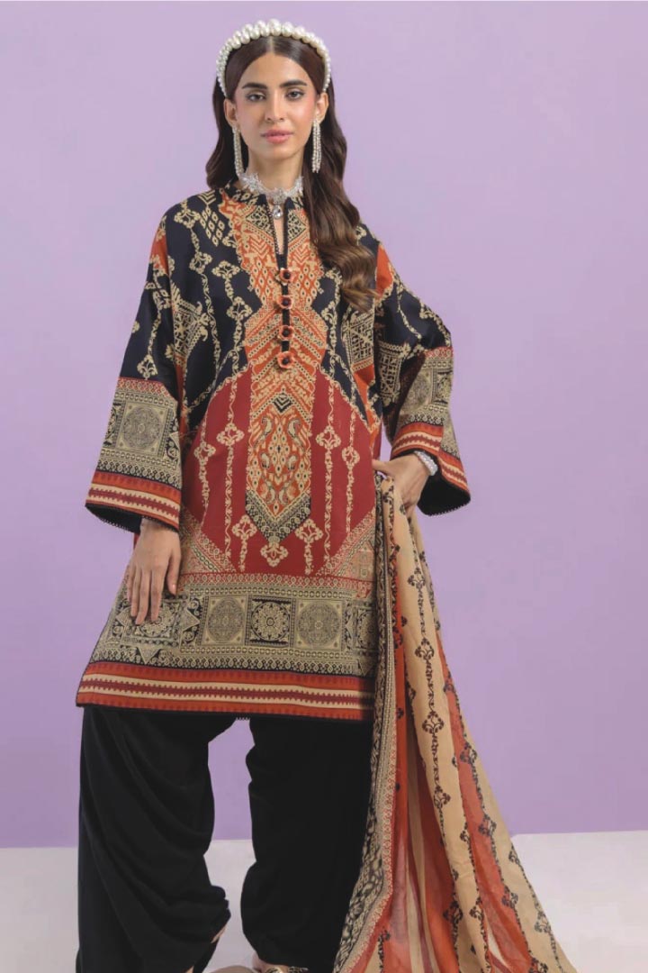 Bonanza Satrangi 3-Piece Unstitched Fira - WUS25P3349