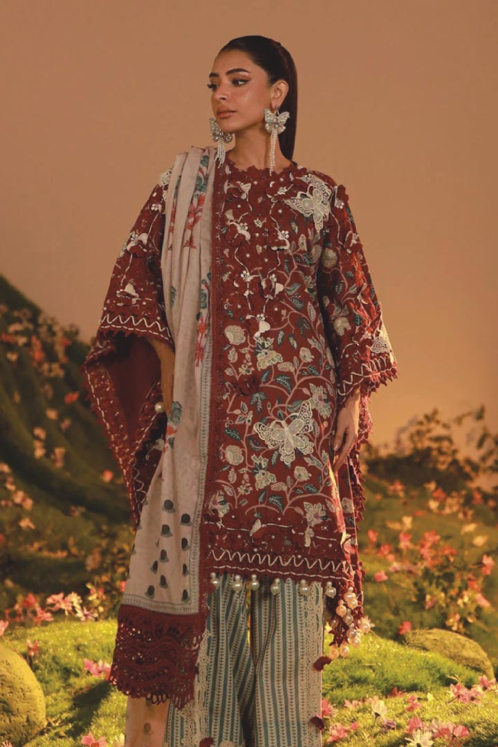 Bonanza Satrangi 3-Piece Unstitched Reverie - WU3PPBS25LI7A25