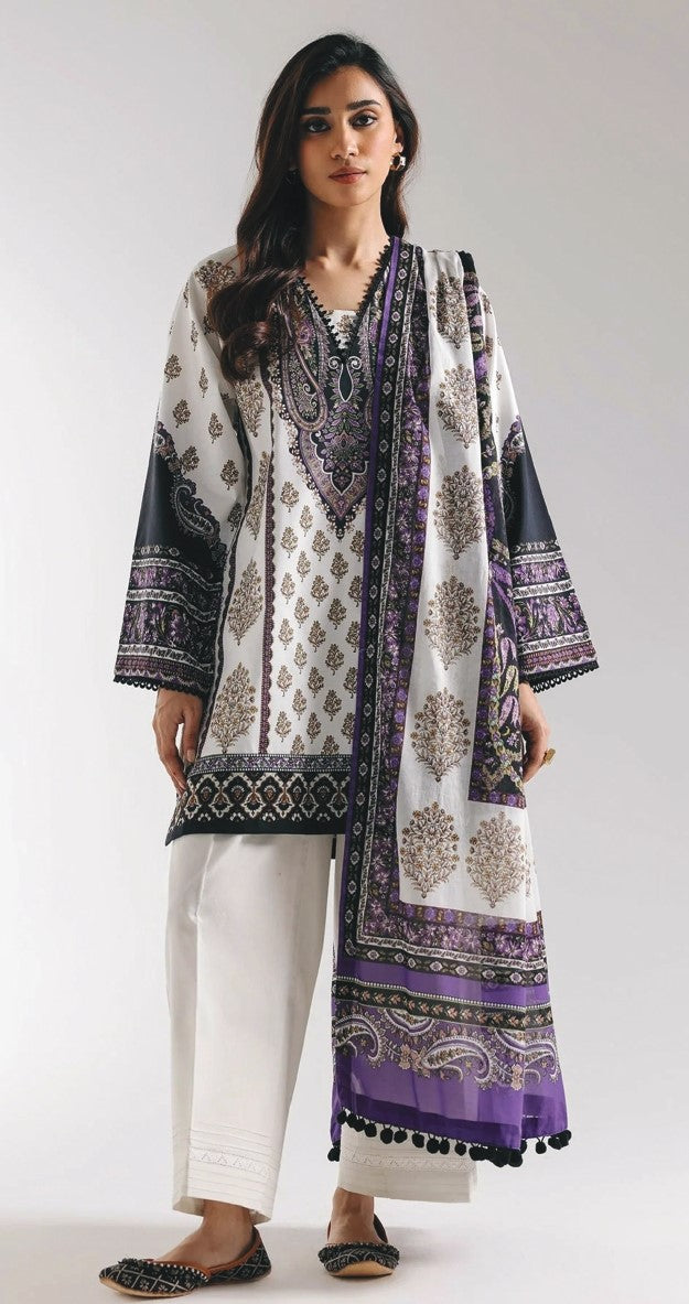 Ethnc | Design 07 | 3-Piece Lawn Suit