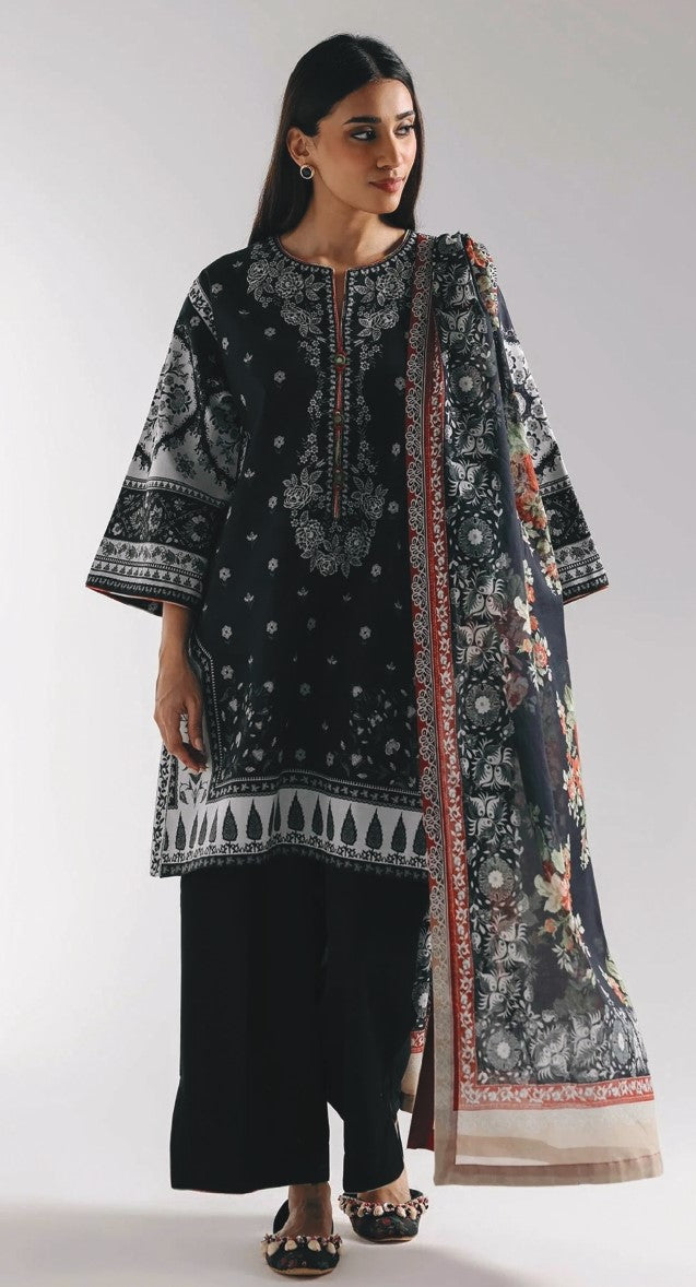 Ethnc | Design 08 | 3-Piece Lawn Suit