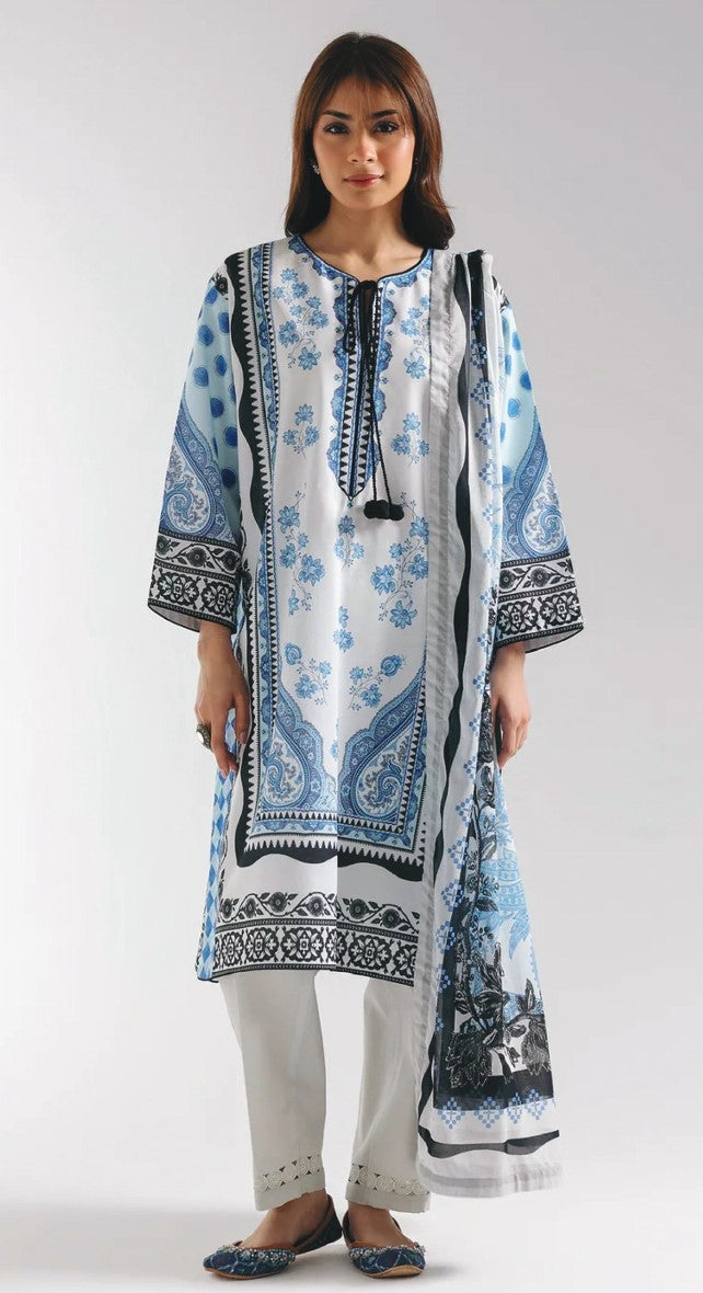 Ethnc | Design 09 | 3-Piece Lawn Suit