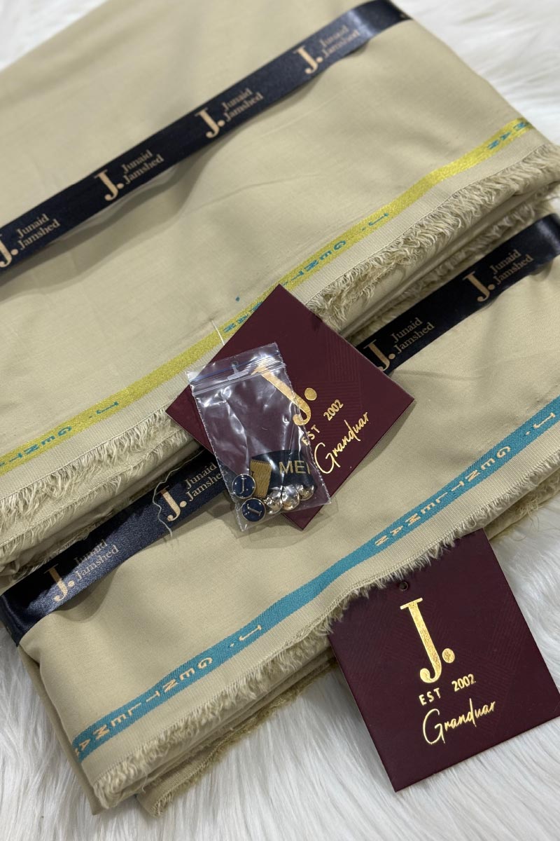 Gentalman by J. – Premium Men’s Unstitched Suit with Fancy Gift Box JDOJ01