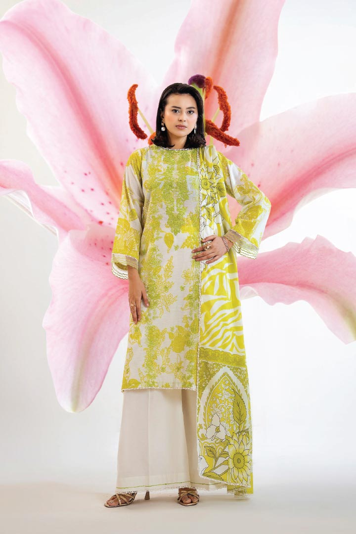 GullJee 3-Piece Unstitched Suit JDOGJA9