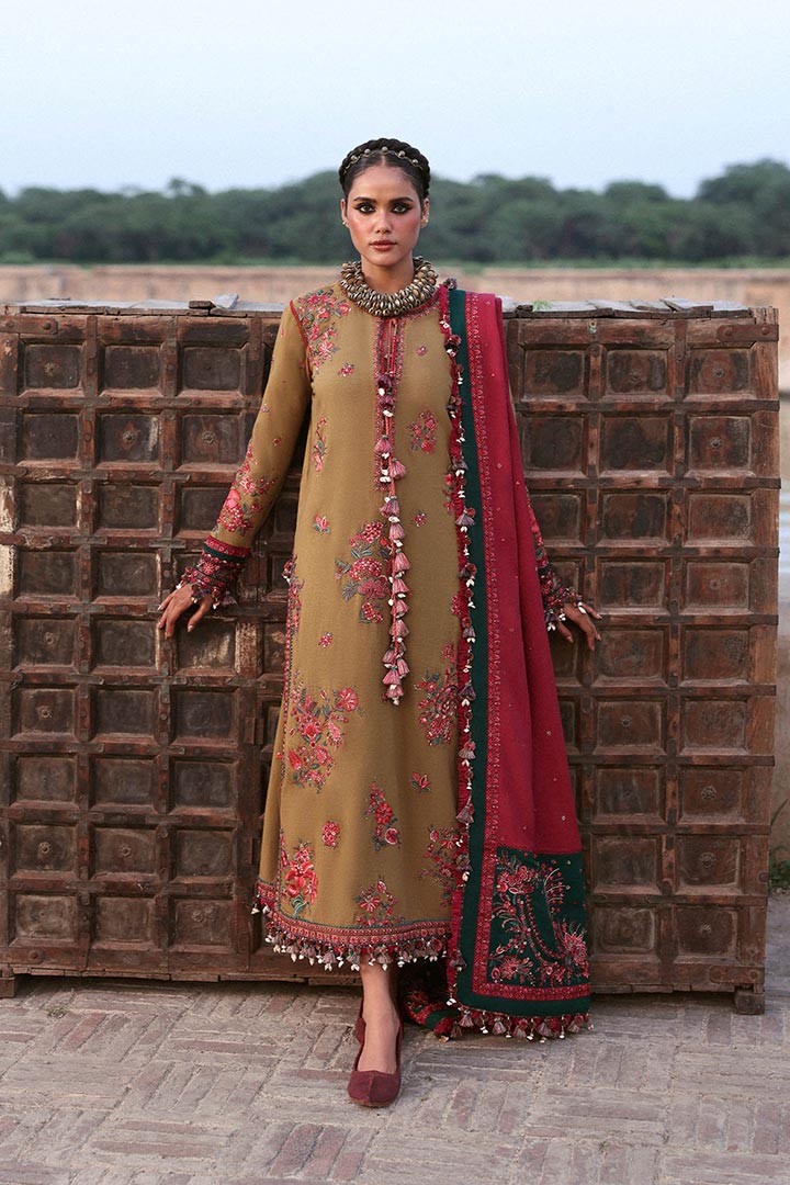 Hussain Rehar Rumi Embroidered Unstitched 3-Piece Suit
