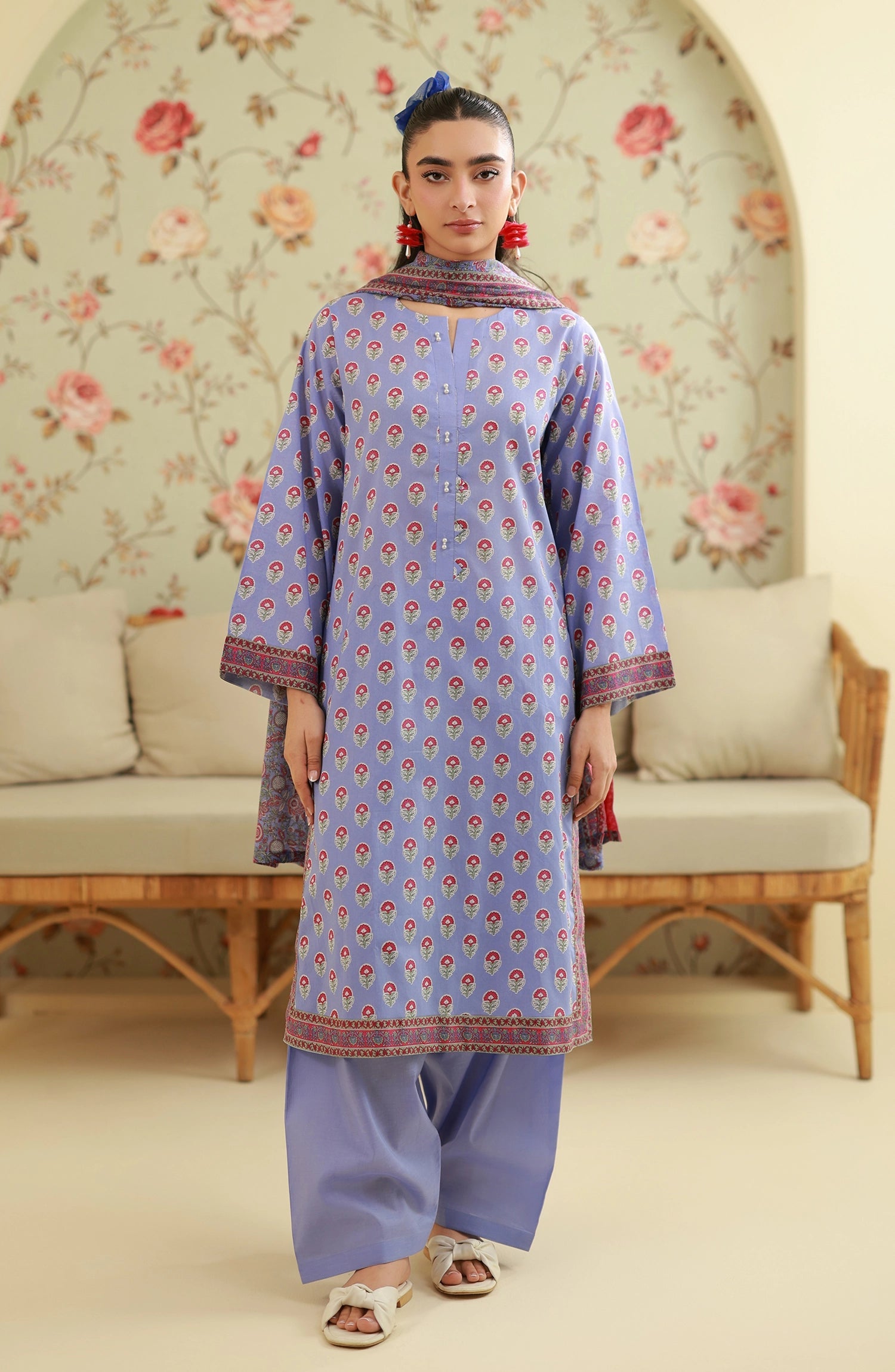 ORIENT | UNSTITCHED 3-PIECE | PRINTED LAWN SUIT