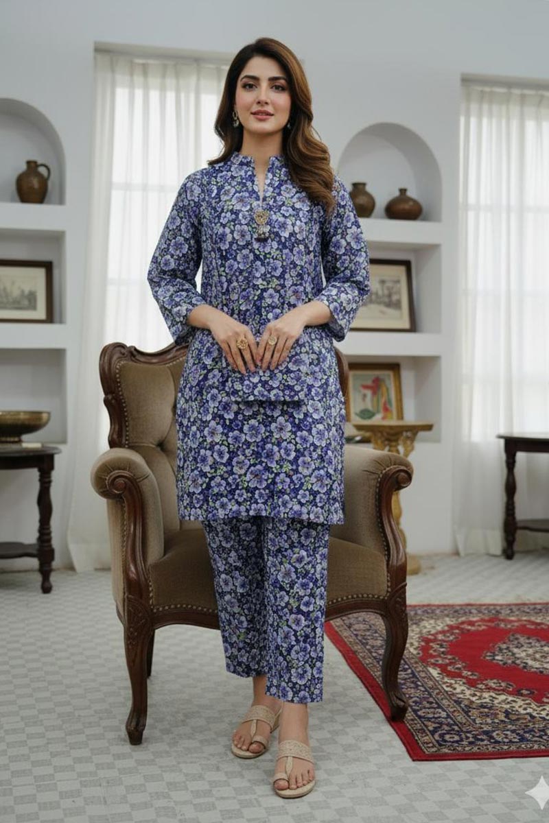 Khaadi Winter Stitched 2PC JDOK12