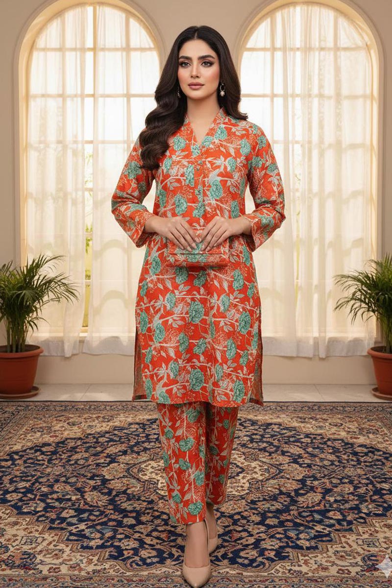 Khaadi Winter Stitched 2PC JDOK13