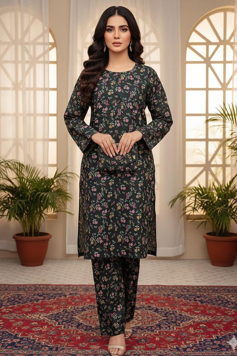 Khaadi Winter Stitched 2PC JDOK28