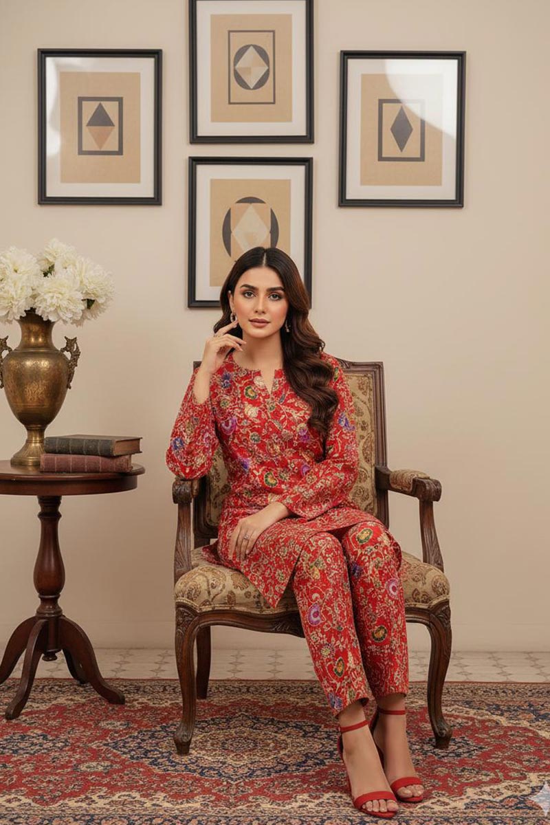 Khaadi Winter Stitched 2PC JDOK31