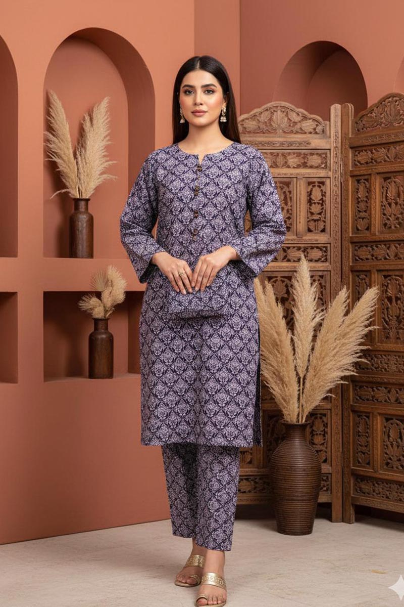 Khaadi Winter Stitched 2PC JDOK46