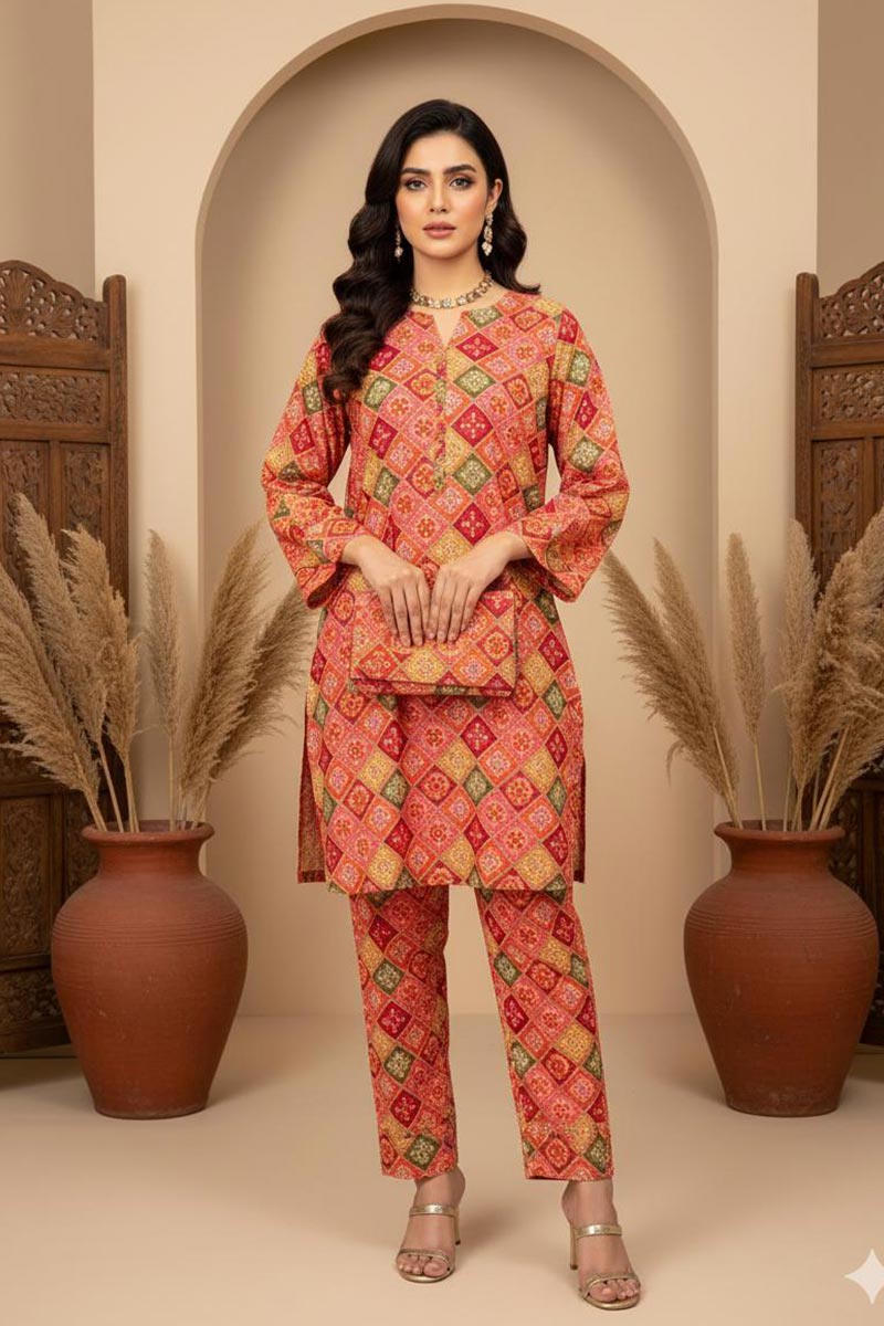 Khaadi Winter Stitched 2PC JDOK48