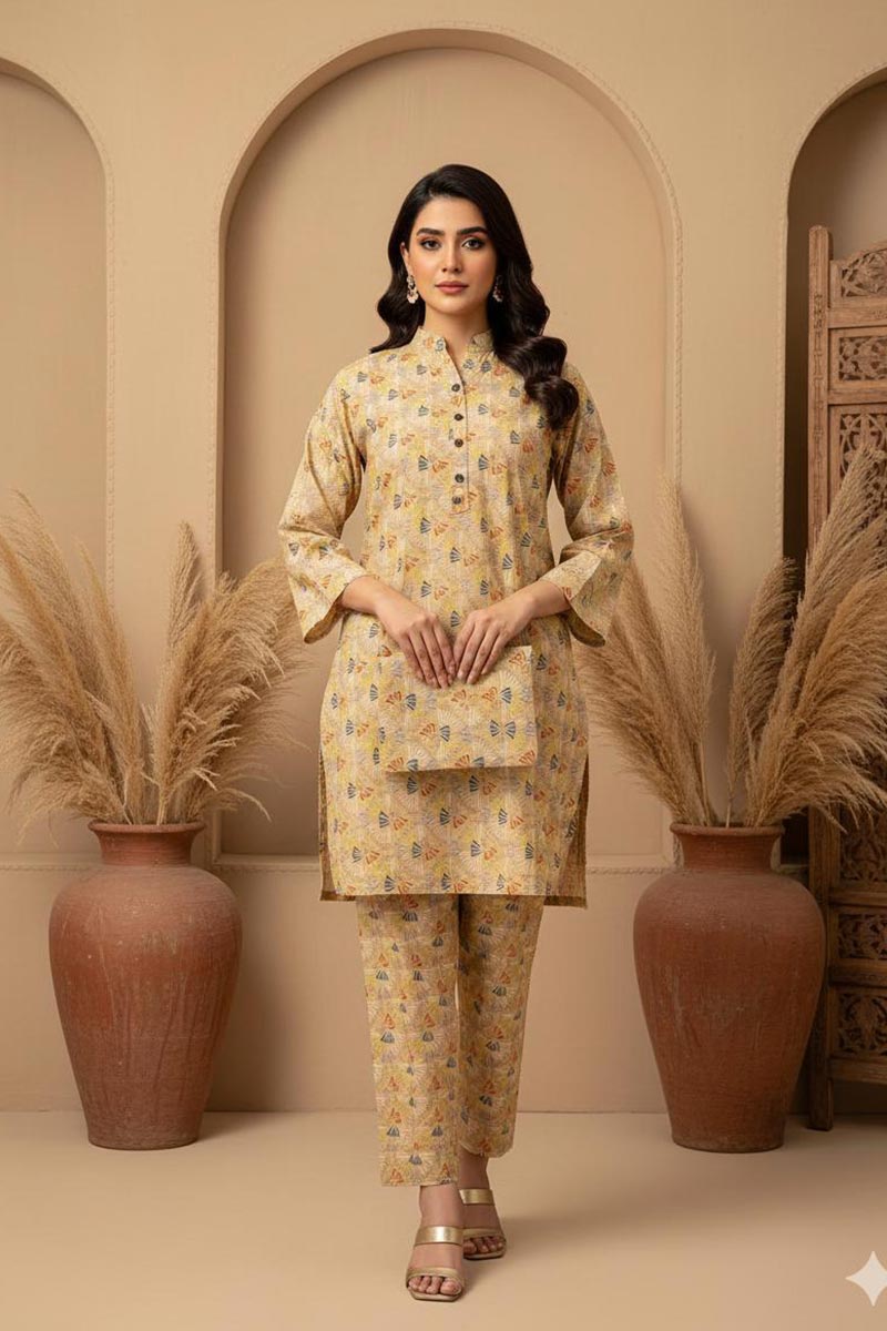 Khaadi Winter Stitched 2PC JDOK49