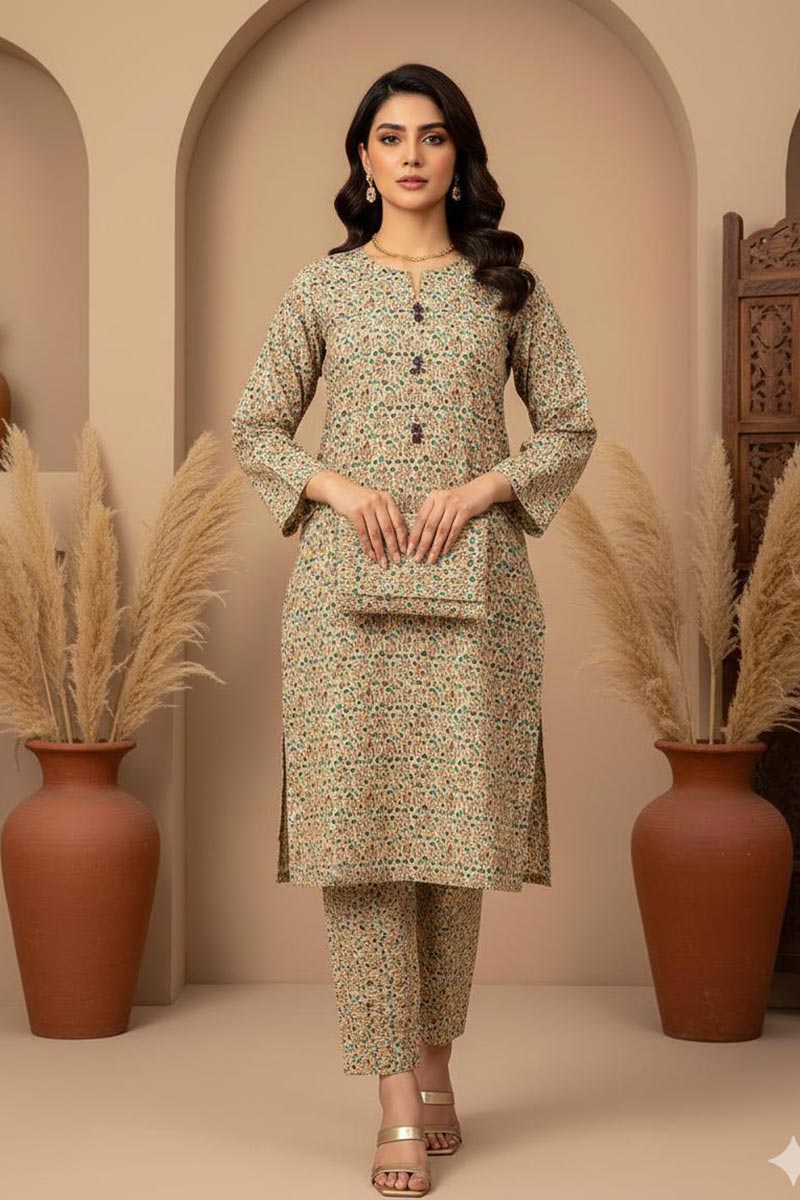 Khaadi Winter Stitched 2PC JDOK55