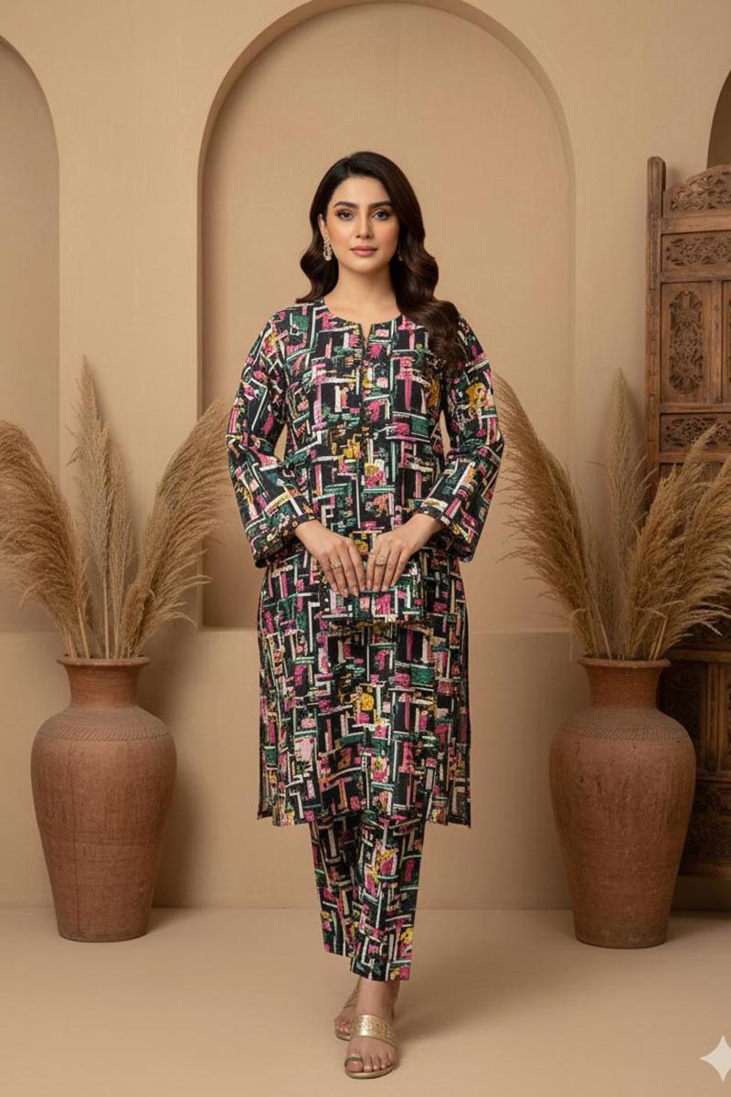 Khaadi Winter Stitched 2PC JDOK56